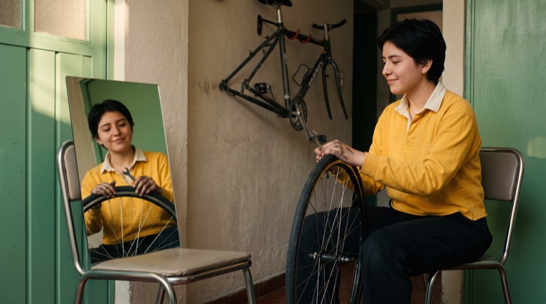 Lo que aprendí a reparar · Mecánica de bicicletas