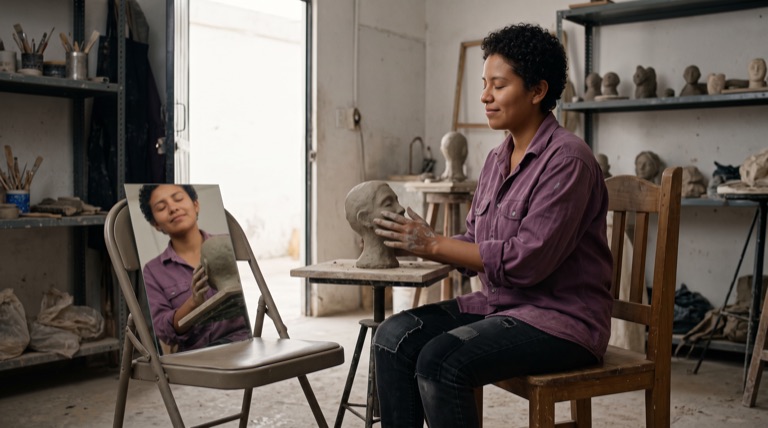 Reconocerme con las manos · Escultura táctil