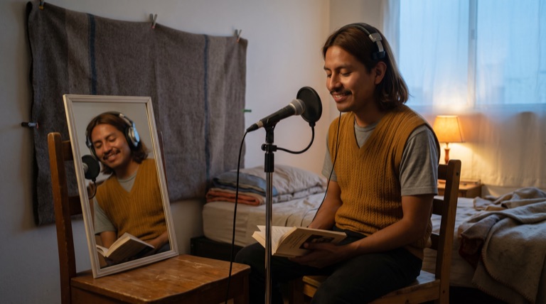 Mi voz hace sitio · Narración de audiolibros